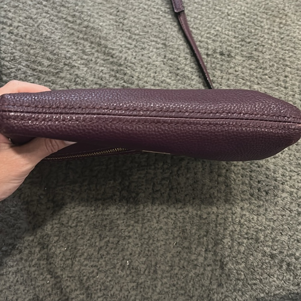 Kate Spade Plum Leather Crossbody Bag - Picture 7 of 10
